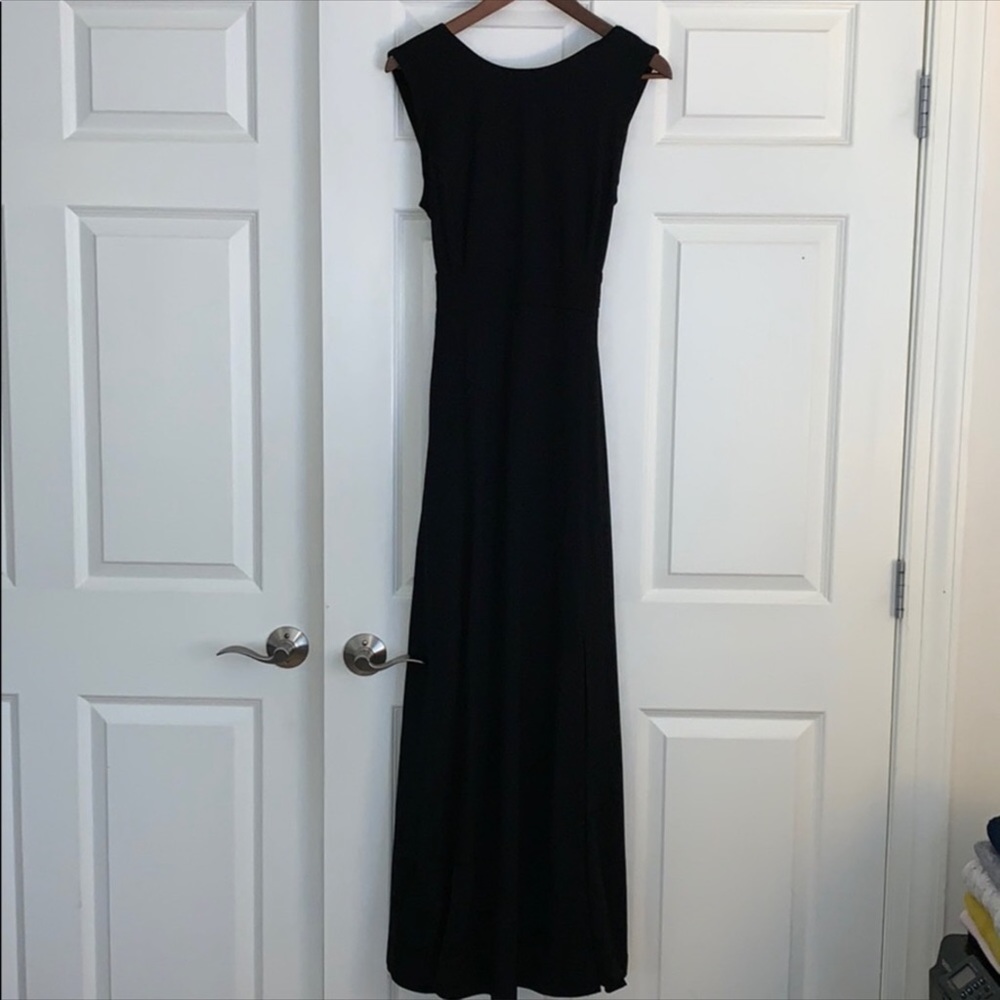 Long Backless Formal Dress